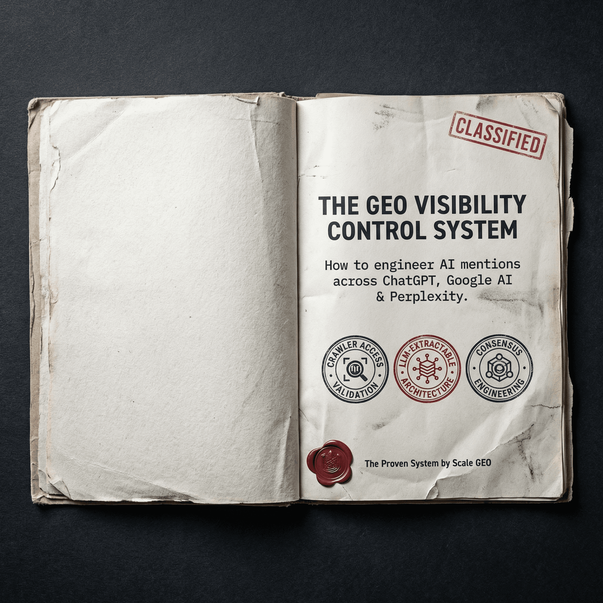 GEO Visibility Control System Book